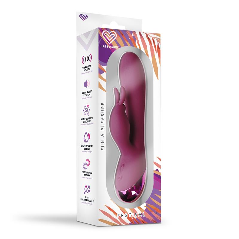Brole Vibrador USB Rojo - Imagen 3