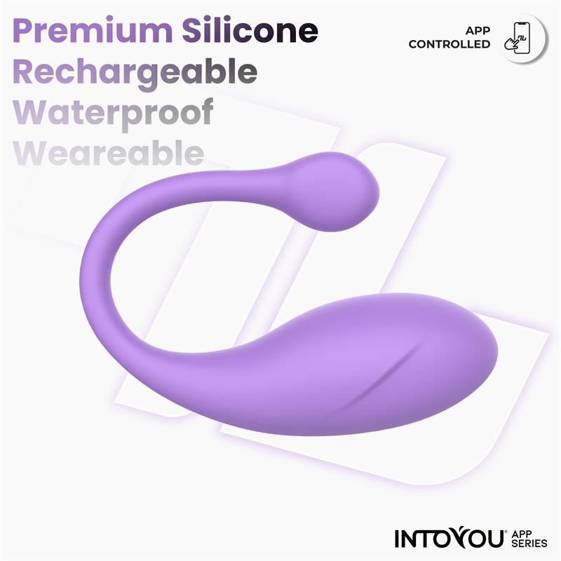 Bulby Huevo Vibrador con APP Lavanda - Imagen 3