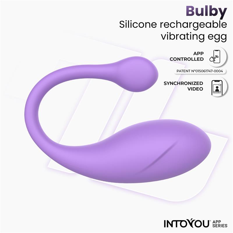 Bulby Huevo Vibrador con APP Lavanda - Imagen 4
