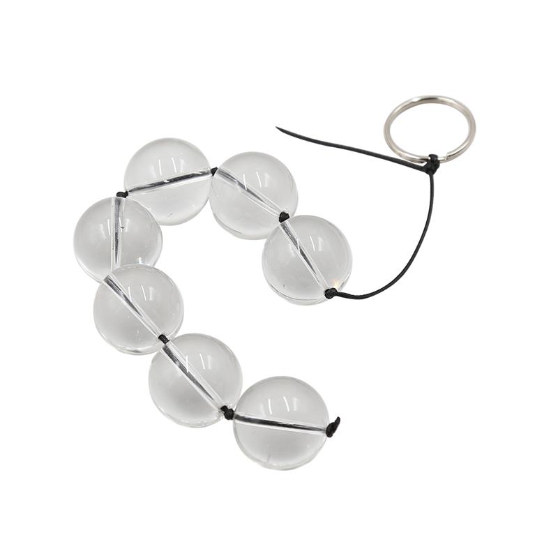 Cadena Anal con Bolas de Cristal 4 Tamaños - Imagen 3