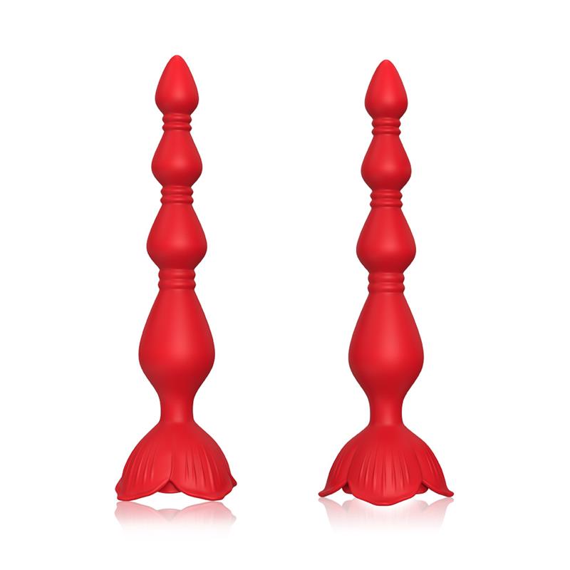 Cadena Anal con Vibración Base de Rosa - Imagen 5