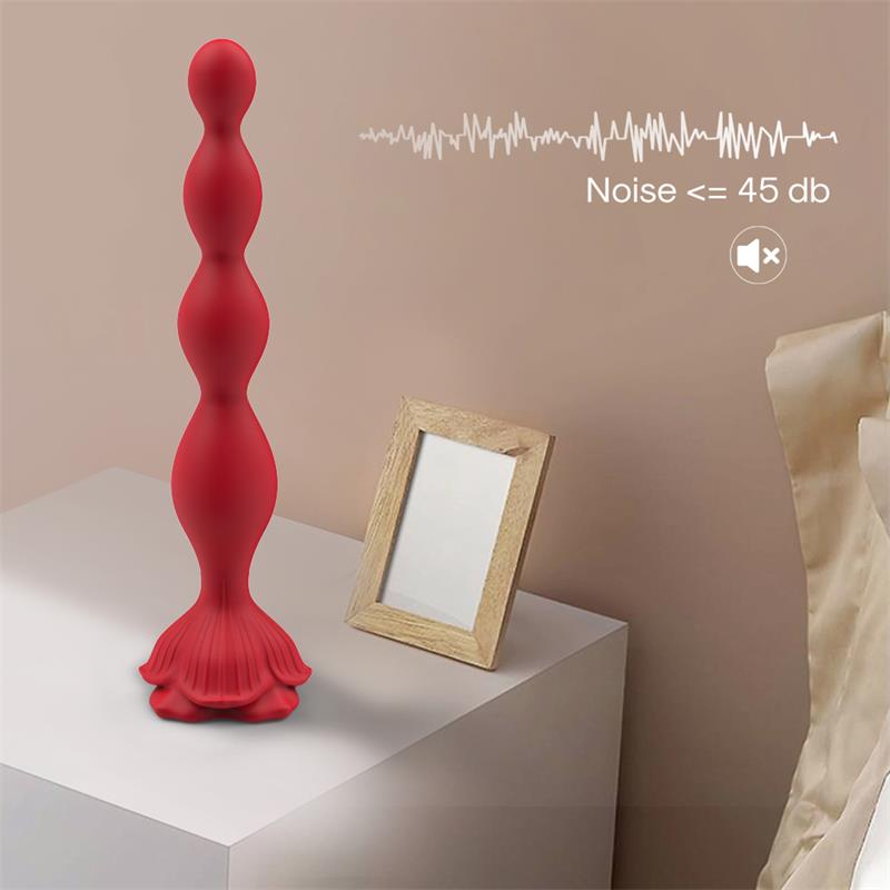 Cadena Anal con Vibración Base de Rosa - Imagen 5