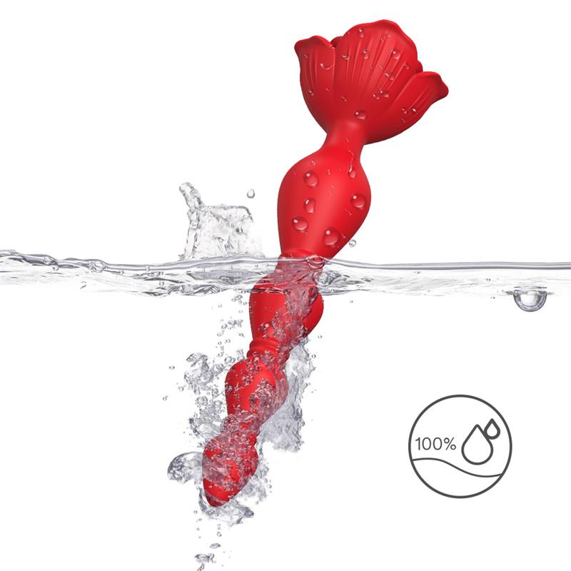 Cadena Anal con Vibración Base de Rosa - Imagen 7