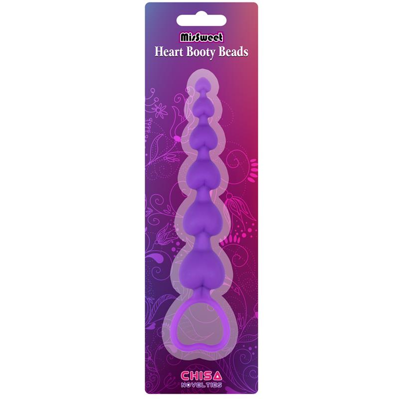 Cadena Anal Heart Booty Beads - Imagen 3