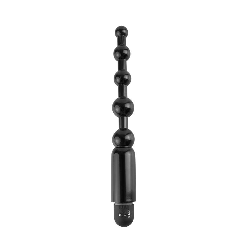 Cadena Anal Power Beads Negro