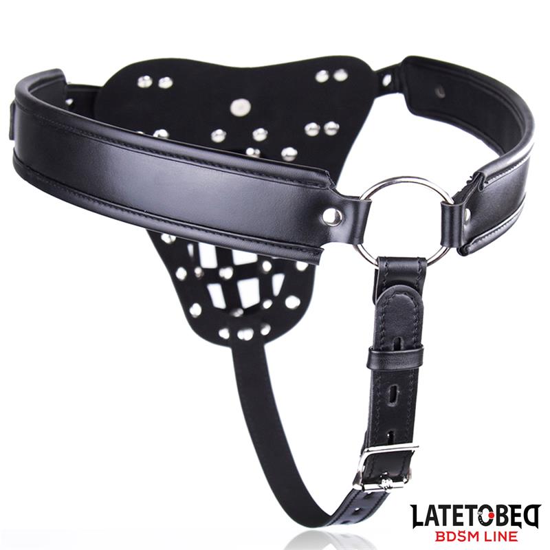 Cinturón de Castidad Masculino con Candado Ajustable - Imagen 4