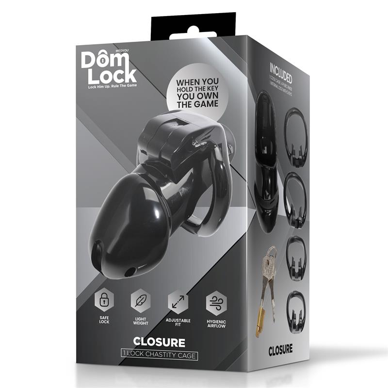 Closure Jaula para el Pene con Candado Interno - Imagen 4