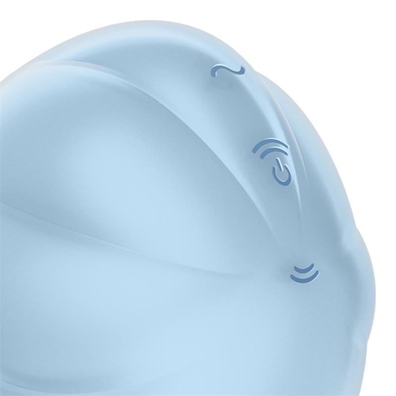 Cloud Dancer Succionador y Vibrador Azul - Imagen 4