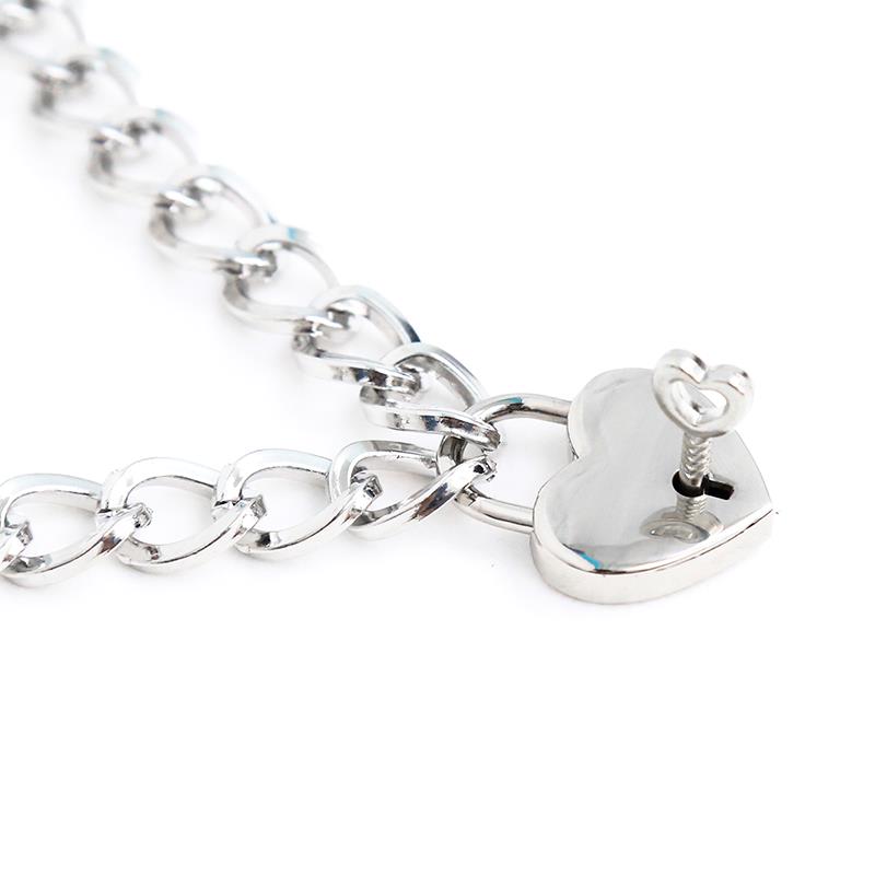 Collar con Candado Metal Talla M 44 cm - Imagen 5