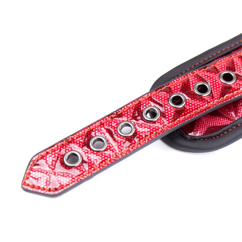 Collar con Correa Ajustable Diamond Cuero Vegano - Imagen 3