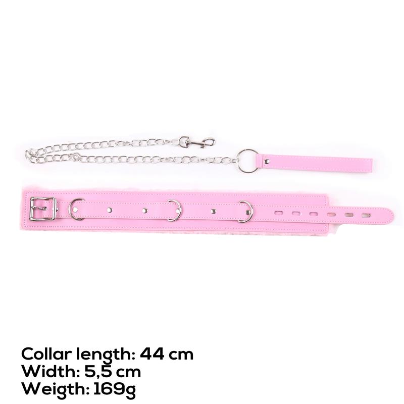 Collar con Correa Rosa Pastel - Imagen 4