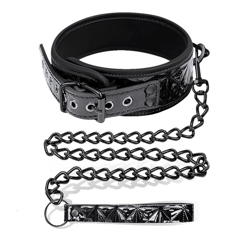 Collar con Correa Sapphire Cuero Vegano - Imagen 5