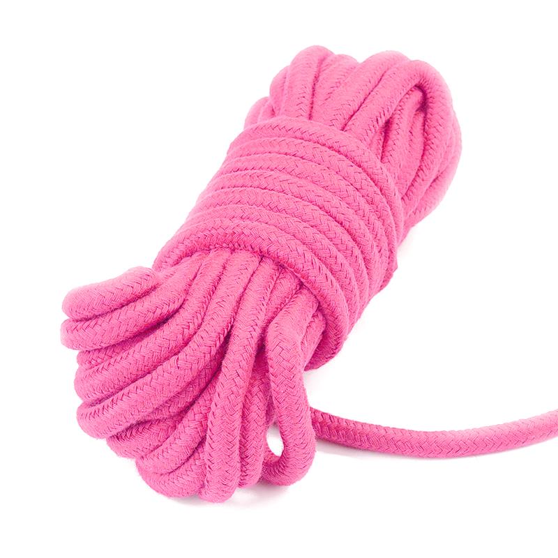 Cuerda Bondage Suave Rosa - Imagen 6