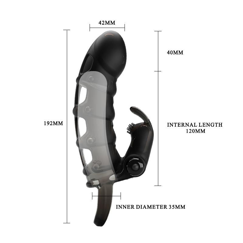 Cuper Funda para el Pene con Vibración +4 cm - Imagen 6