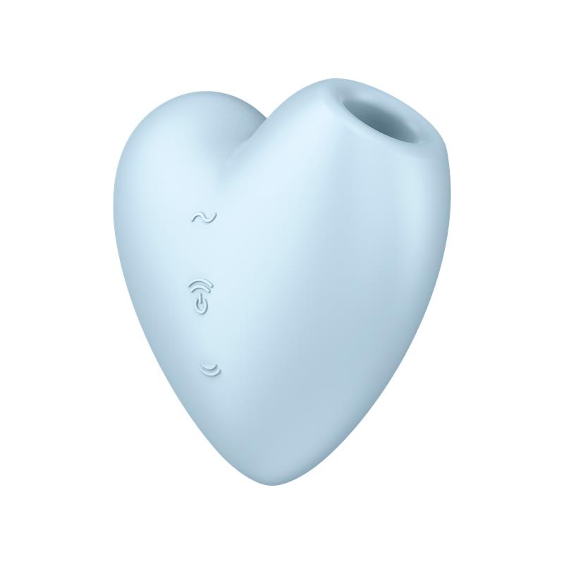 Cutie Heart Succionador de Clítoris y Vibración Azul - Imagen 6
