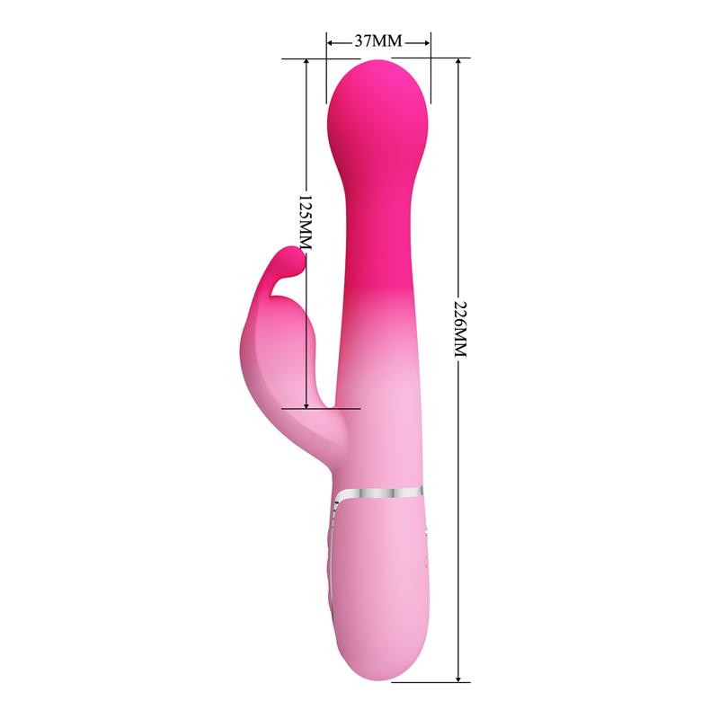 Dejon Vibrador con Thrusting y Bolas Rotatorias - Imagen 4