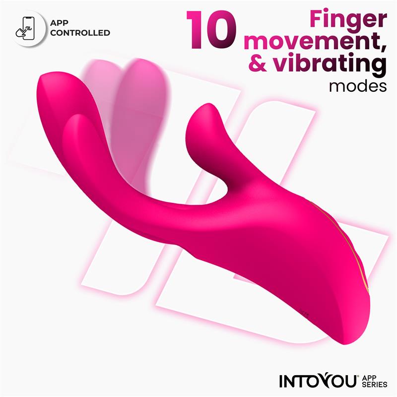 Derek Vibrador con Movimiento Finger 3 Motores y APP - Imagen 3