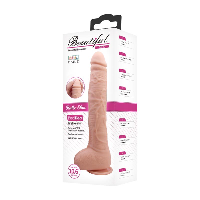 Dick Dildo Realista con Ventosa Natural - Imagen 6