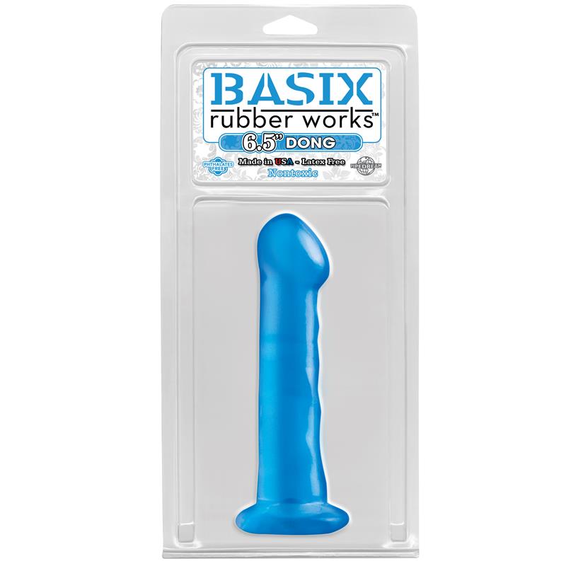 Dildo 16,51 cm con Ventosa Azul - Imagen 3