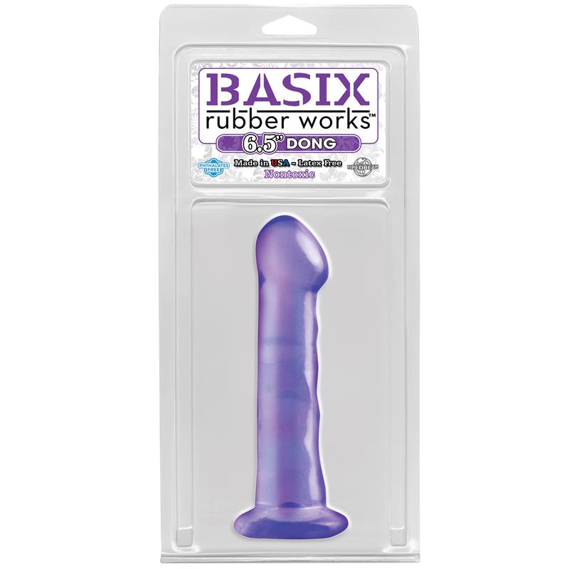 Dildo 16,51 cm con Ventosa Púrpura - Imagen 3