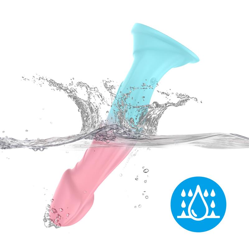 Dildo Bicolor con Vibración - Imagen 5