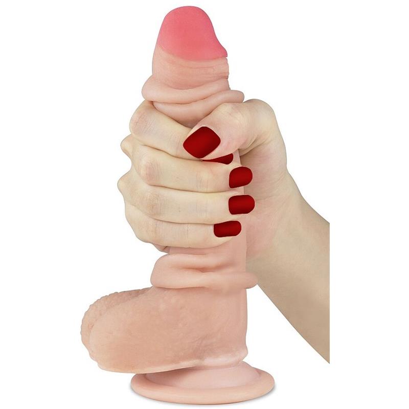 Dildo con Piel Retractil 7 Natural