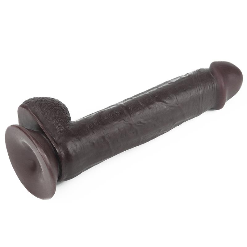 Dildo con Piel Retractil 9 Negro - Imagen 7