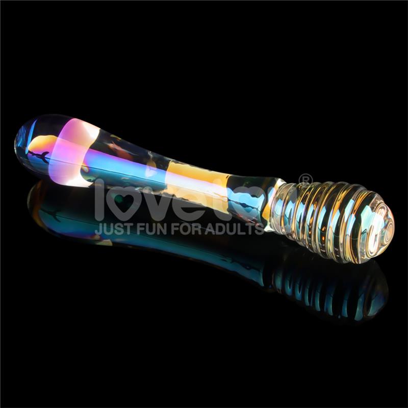 Dildo de Cristal que Brilla en la Oscuridad Twilight Gleam Twin Pleasures - Imagen 4
