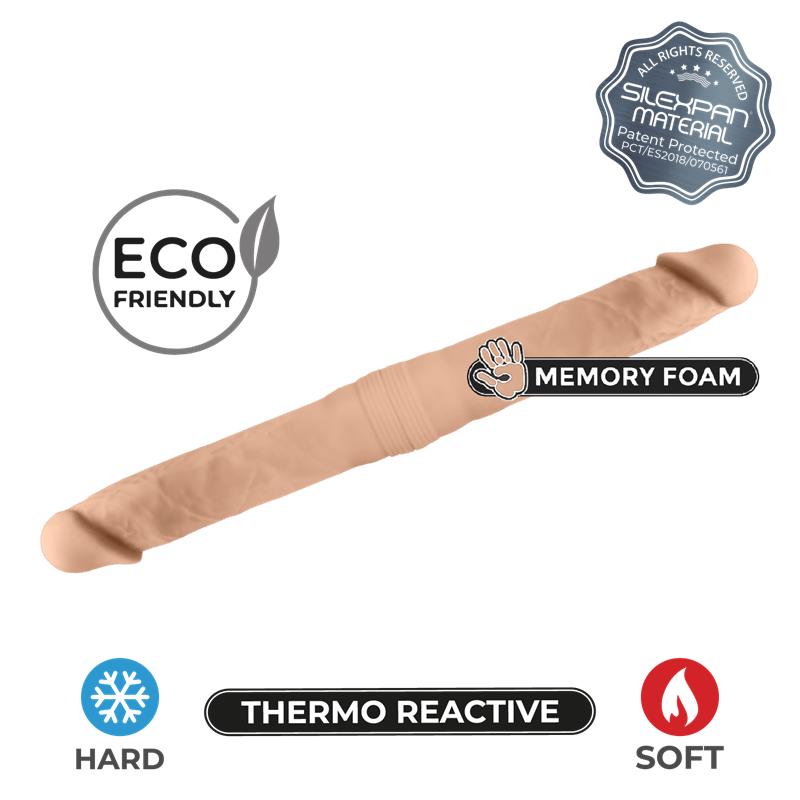 Dildo Doble Dual Density Double Dong S Natural - Imagen 4