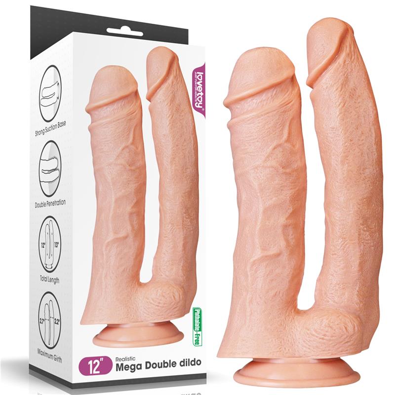 Dildo Doble King 12 Natural - Imagen 4