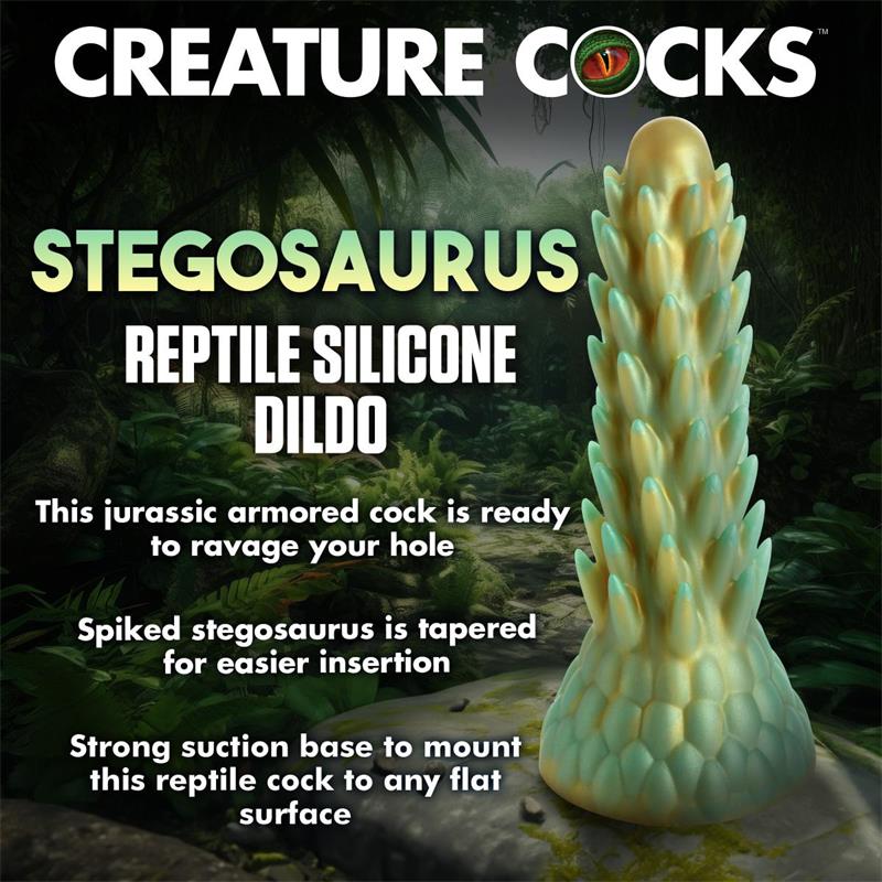 Dildo Dragón Stegosaurus Spiky Reptile - Imagen 4
