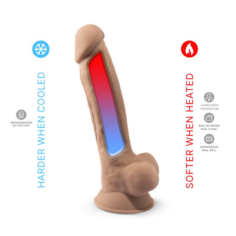 Dildo Dual Density Mod. 1 - 7 Natural - Imagen 3