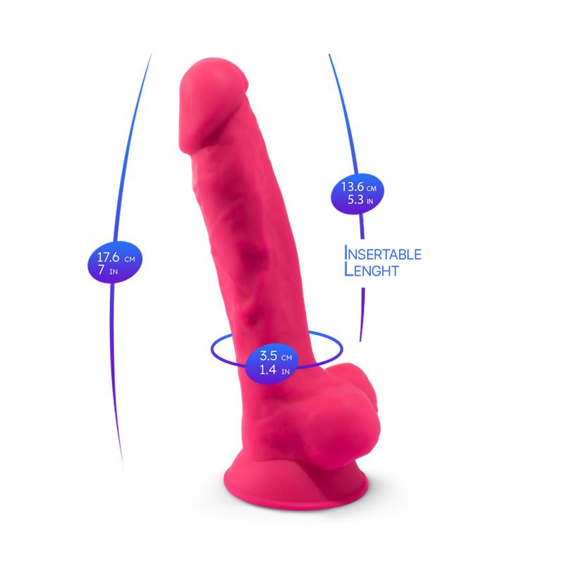 Dildo Dual Density Mod 1 - 7 Rosa - Imagen 3