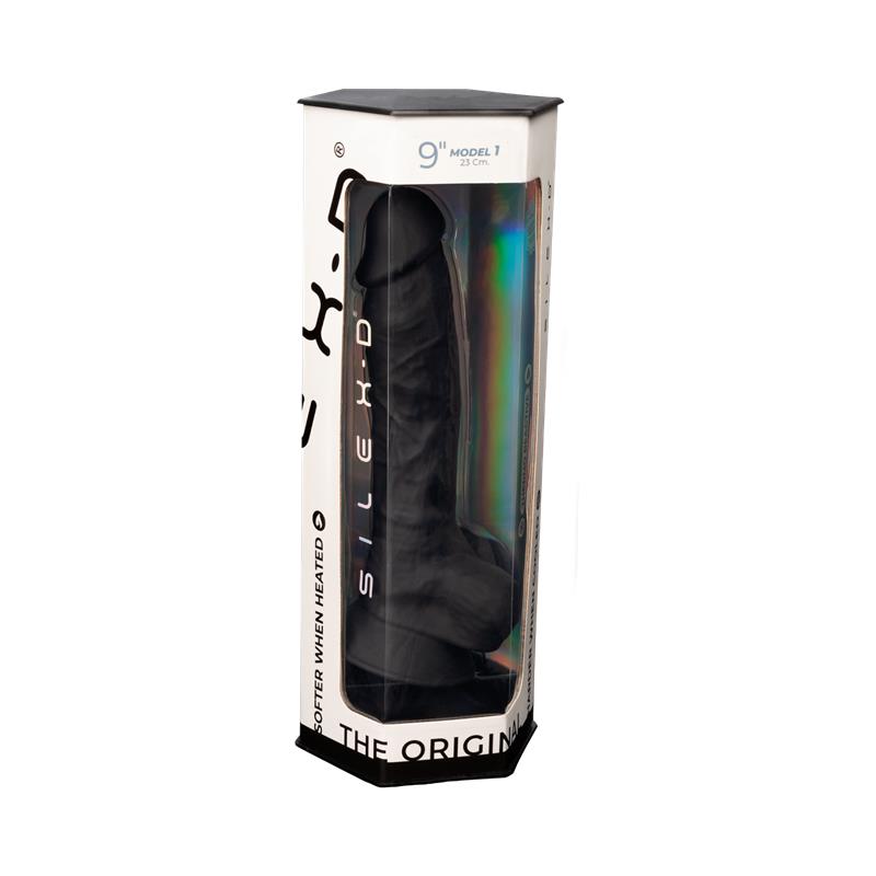 Dildo Dual Density Mod. 1 - 9 Negro - Imagen 4
