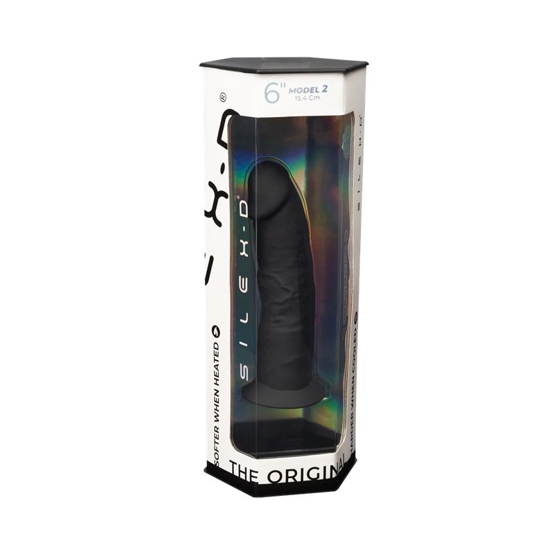 Dildo Dual Density Mod. 2 - 6 Negro - Imagen 3