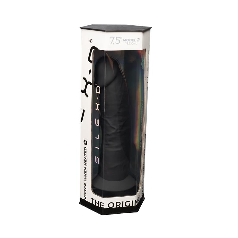 Dildo Dual Density Mod. 2 - 7.5 Negro - Imagen 4
