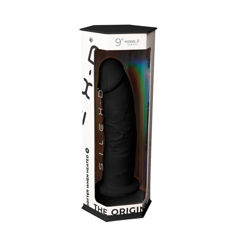 Dildo Dual Density Mod. 2 - 9 Negro - Imagen 3