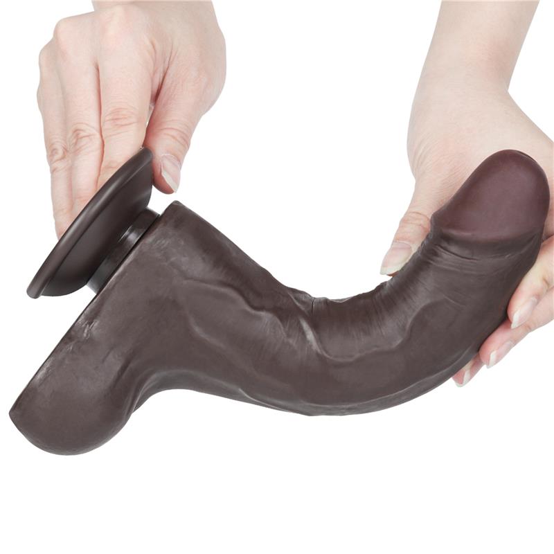 Dildo Dual Density Piel Deslizante Retractil 8.5 - Imagen 8