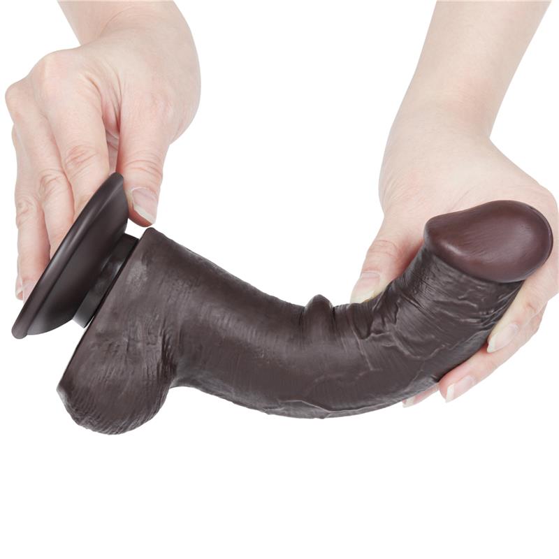 Dildo Dual Layer Piel Deslizante Retractil 8 - Imagen 5
