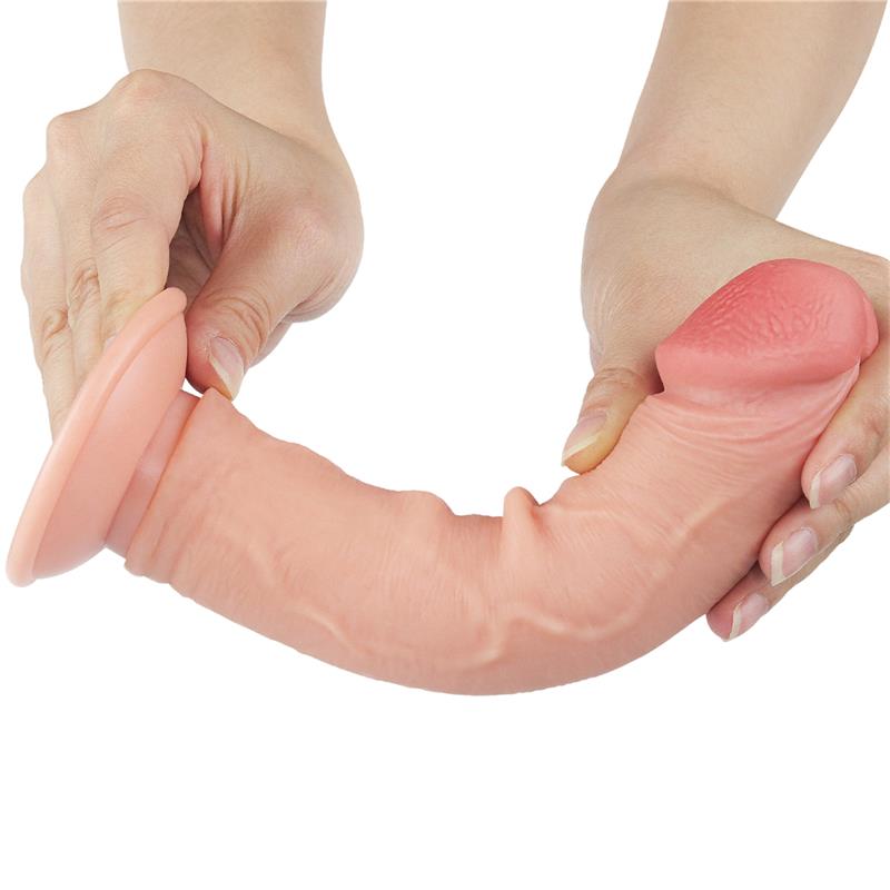 Dildo Dual Layer Piel Deslizante Retractil 8 - Imagen 12