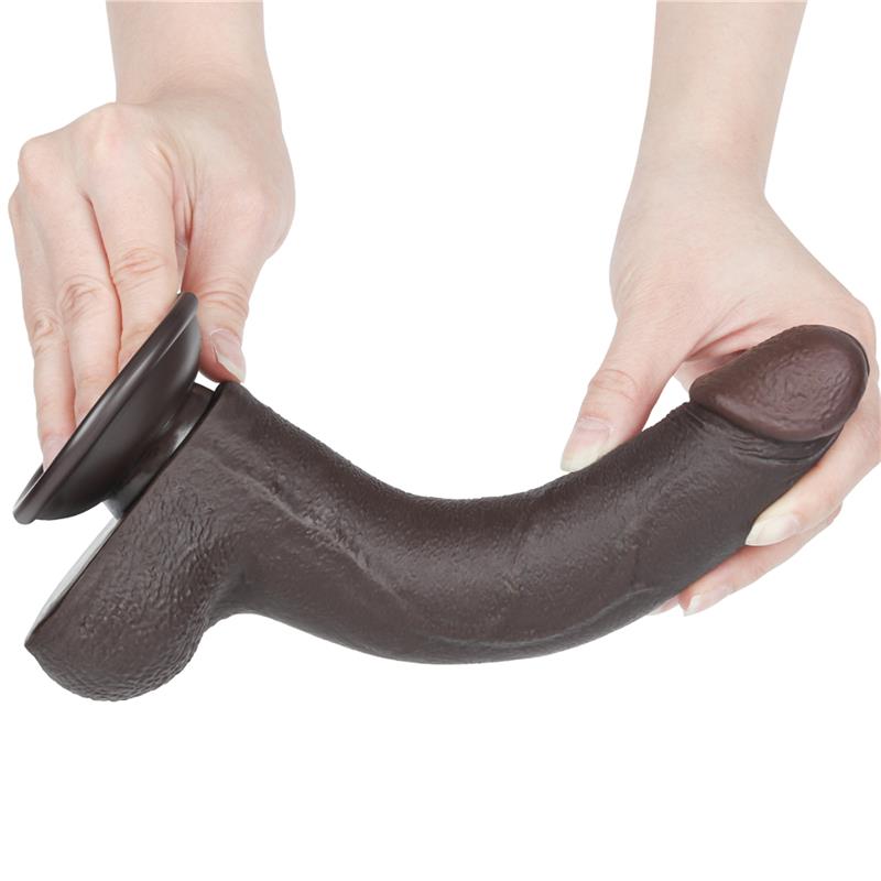 Dildo Dual Layer Piel Deslizante Retractil 8.5 - Imagen 4