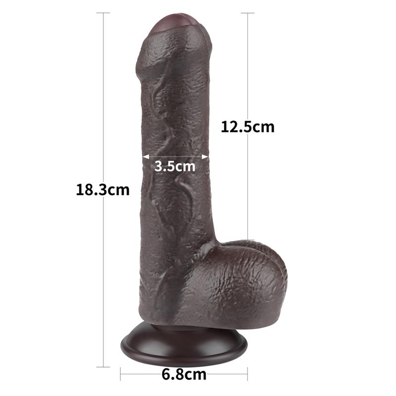 Dildo Dual Layer Piel Retractil 7 - Imagen 4