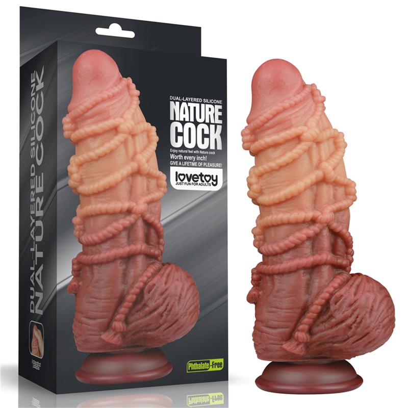 Dildo Dual Layer Tamaño King Nature 9.5 - Imagen 4