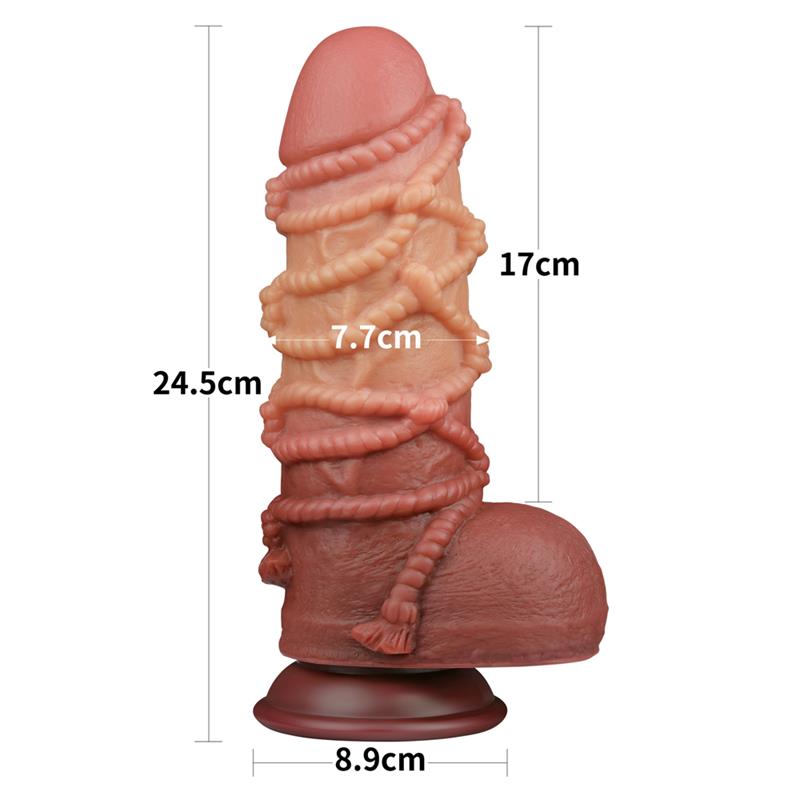 Dildo Dual Layer Tamaño King Nature 9.5 - Imagen 6