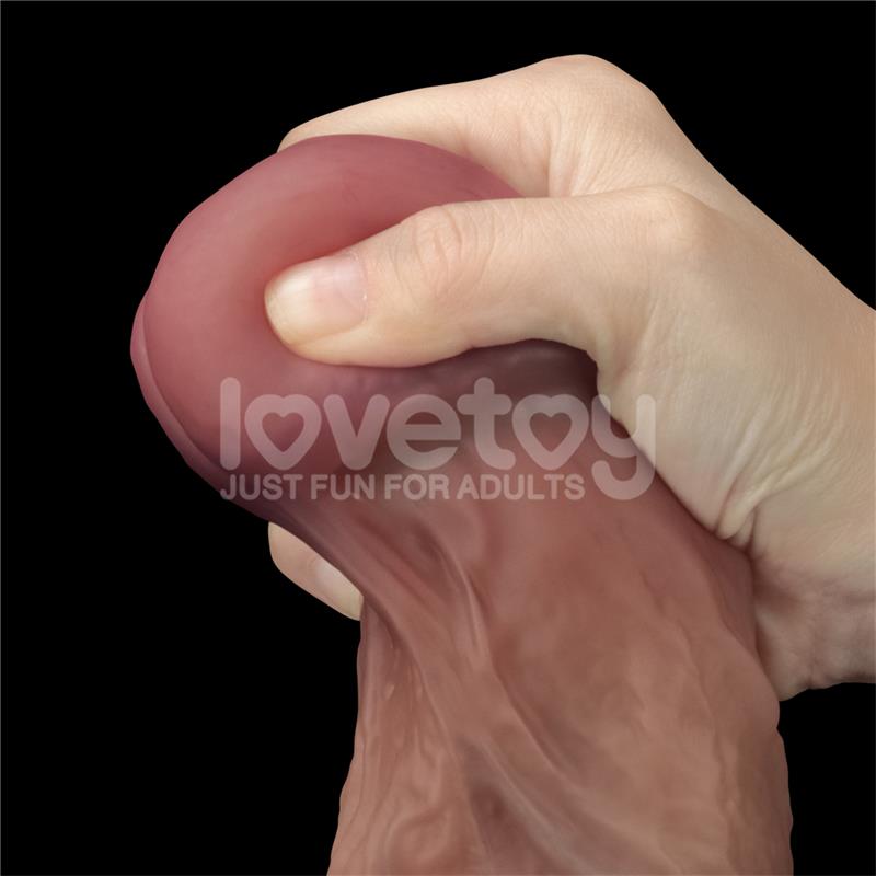 Dildo Dual Layered XXL 10.5 Negro - Imagen 7