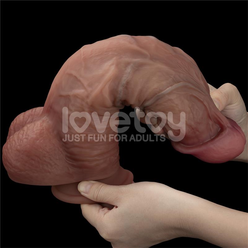 Dildo Dual Layered XXL 10.5 Negro - Imagen 9