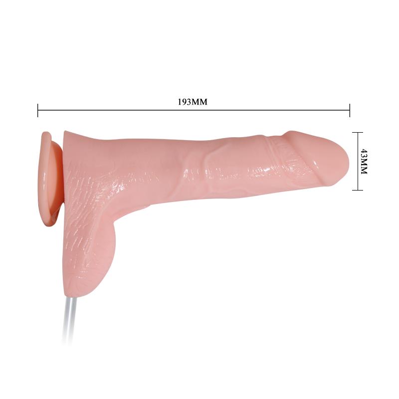 Dildo Eyaculador Water Spray Natural - Imagen 3