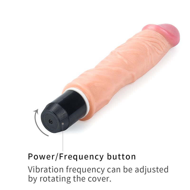 Dildo Flexi 9.5 con Vibración Natural - Imagen 3