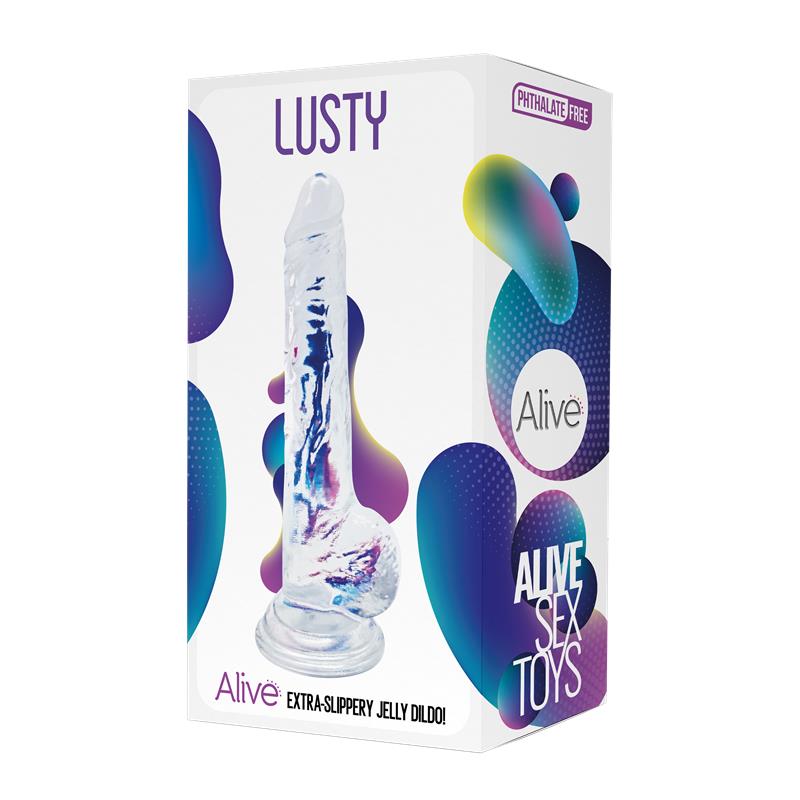 Dildo Jelly Lusty 18 cm - Imagen 3