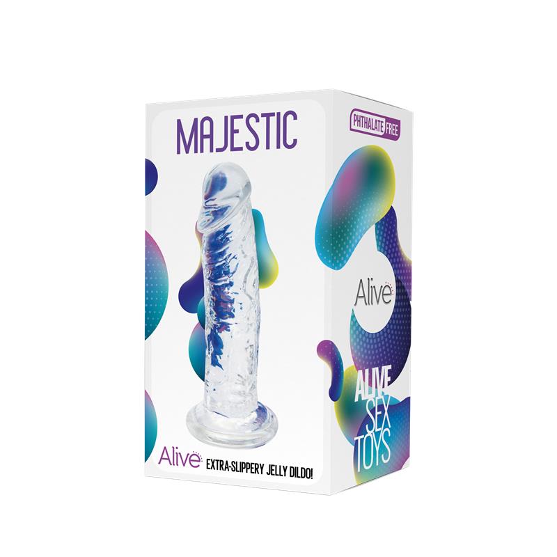 Dildo Jelly Majestic 14.7 cm - Imagen 3